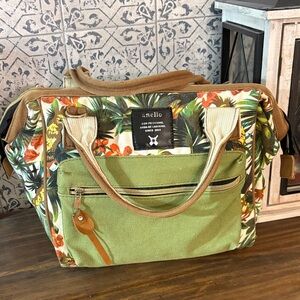 Anello Tropical Green Tote Bag